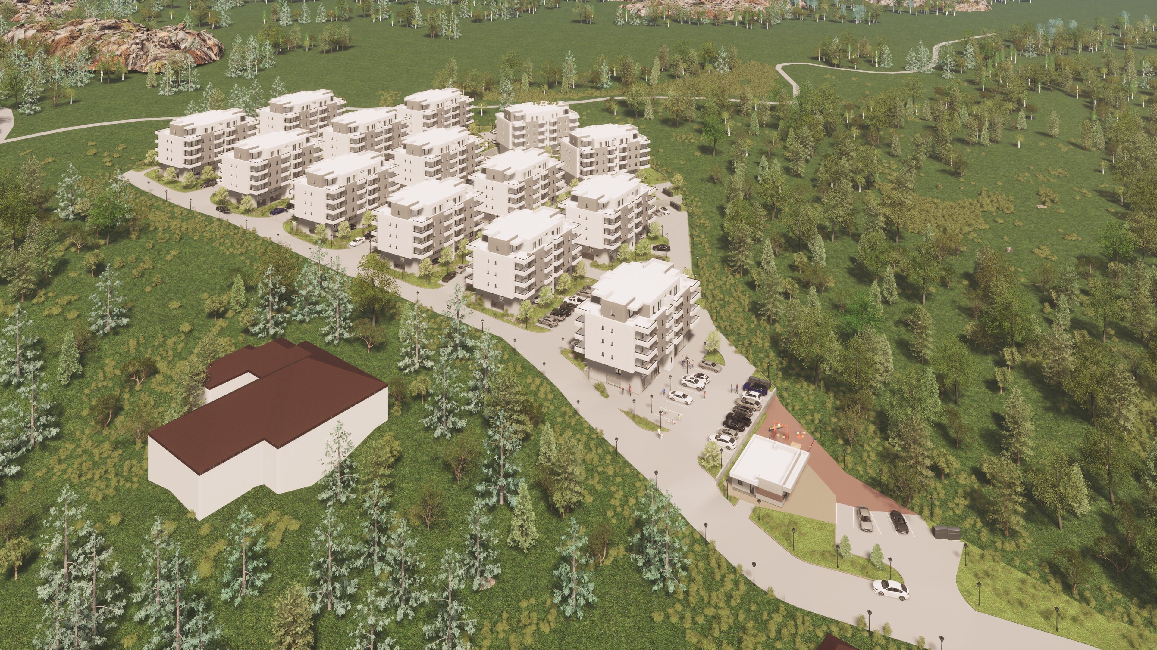 Green Residence — ansamblu panoramic